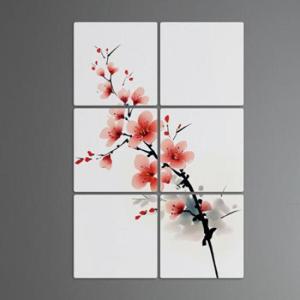 아트박스/꾸밈 ec070-멀티액자_동양화꽃매화2
