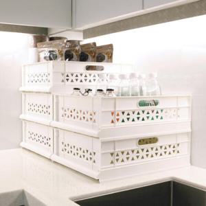 아트박스/가쯔 슬라이딩 수납정리함 리빙박스 폴딩박스 M 2개