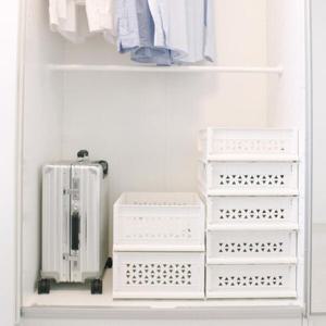 아트박스/가쯔 슬라이딩 수납정리함 리빙박스 폴딩박스 M 1개