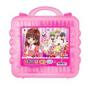 아트박스/한가람문구 꿈빛파티시엘 크레파스 48색