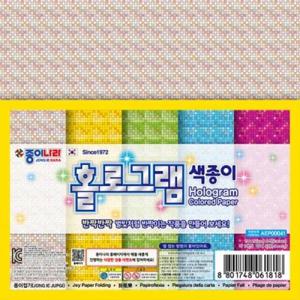 아트박스/(주)종이나라 종이나라 홀로그램 색종이