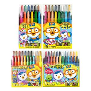 아트박스/지구화학 뽀로로 미니색연필 16색