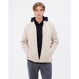 헤지스 골프 남성 24FW 스테디셀러레터 로고 집업 점퍼 (BEIGE) WPJU4C903I2