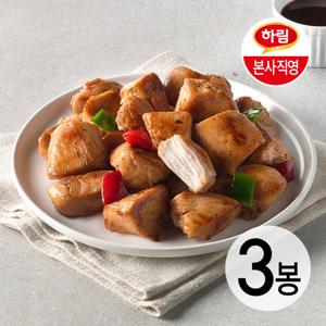 하림 동물복지 IFF 한입쏙 닭가슴살 스위트바비큐 500g 3봉