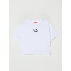 키즈 디젤 티셔츠 J0242800YI9 K100 White