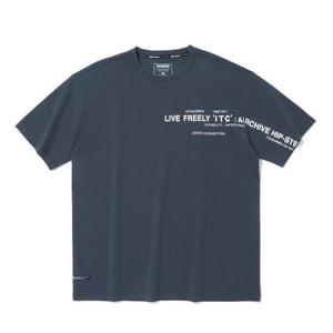 인터크루 HC10 남여,아트웍소매넘김반팔티 ITZ2TM01A