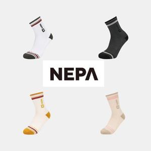 [네파]공용 네이처 스트라이프 중목 양말_7LC8309_BP