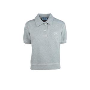 프라다 폴로 티셔츠 135726173J F0684 GRIGIO MELANGE