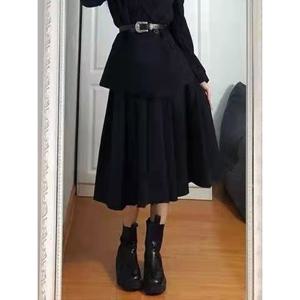 [예쎄][예쎄] 뒷밴딩 미디 플리츠 스커트(S4FSK406A)