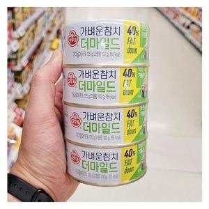 오뚜기 가벼운참치 더마일드 135g X 4개입 x 1개 a29744
