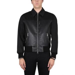 알렉산더 맥퀸 가죽 자켓 751991 Q5HXS1000 Black