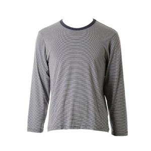 [와코루 란제리] 모달 아크릴 선염 스트라이프 남성 실내복 상의 WPA378MS