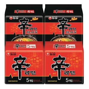 신라면 10입+신라면블랙 8입 총18개