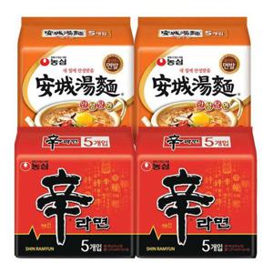신라면 10입+안성탕면 10입 총20개