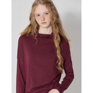 [르오트][르오트(LeOT)] 오스트리아 렌징모달 코튼 터틀넥 티셔