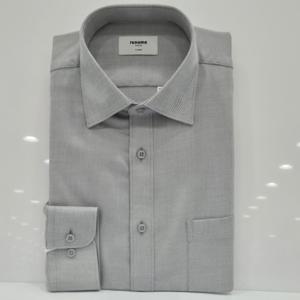 [레노마셔츠]일반핏/뱀브스판 도비 긴소매   셔츠 RPFSG1421 GY_