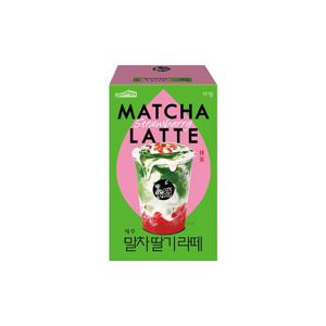 쟈뎅 까페모리 제주 말차 딸기라떼 10P