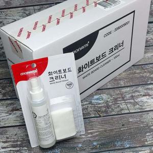 모나미 화이트보드 크리너+천 Set 1Box(12개입) 문구반점 모나미 보드마카클리너 보드마커크리너 마카크리너 보드클리너