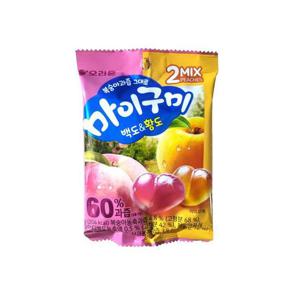 [오리온] 오리온 마이구미 백도황도 66g  40개