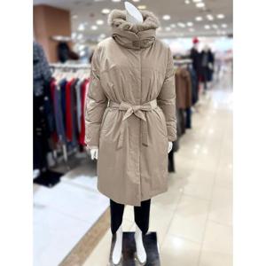 소고 세이브존01 폭스퍼 하이넥 벨티드 구스 롱 패딩 점퍼 TL4FA14