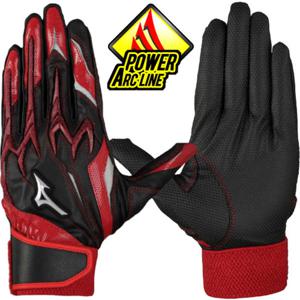 [미즈노]미즈노 야구 실리콘 파워아크 배팅장갑 [검적] 1EJEA560