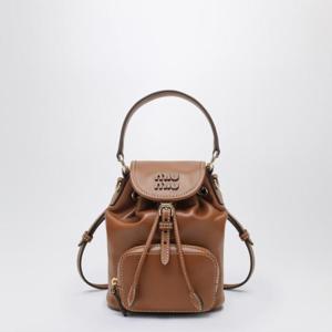 미우미우 토트백 5BZ045OOM2CRW Brown