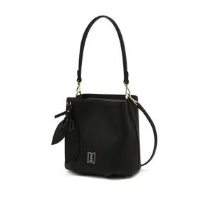 [닥스ACC]블랙 DD로고 소가죽 숄더백 DCBA6E332BK