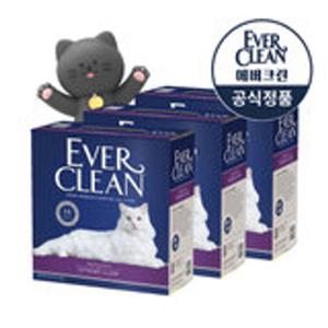 에버크린 고양이 모래 EC 유향 6.35kg x 3개