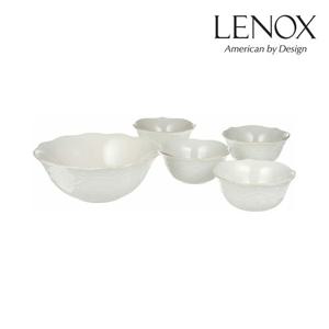 [레녹스]프렌치펄 화이트 서빙볼 세트 5pcs