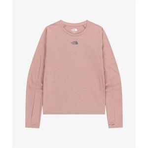 노스페이스 NT7TR81L 화이트라벨 여성 스텝업 긴팔 라운드티 GRAYISH PINK 256092