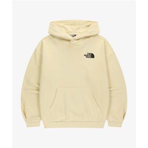 노스페이스 NM5PR52L 화이트라벨 로고 후드 풀오버 EGG YELLOW 254585