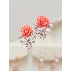 볼라레 세이브존03 볼라레 로즈 가든 미니 은침 귀걸이 AQSSS1885A