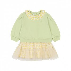 [아가방]로라체크꽃프릴원피스(GREEN) 01R134052