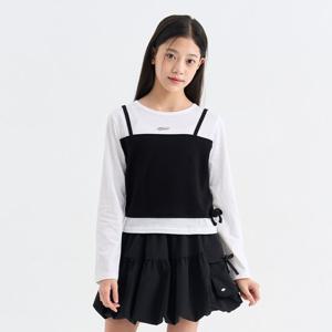 [더데이걸]뷔스티에 레이어드 긴팔 티셔츠TGLA26102