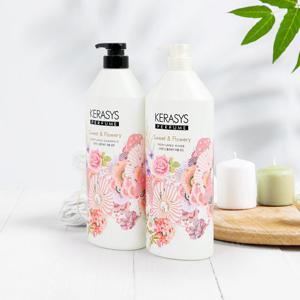 케라시스 퍼퓸 샴푸 린스 1L x 2개 / 스위트플라워리, 프레쉬러쉬