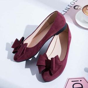 리본구두 스웨이드 정장 가을 여성구두 신발