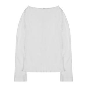 알베르타페레티 보트넥 슬림핏 블라우스 02161619 0001