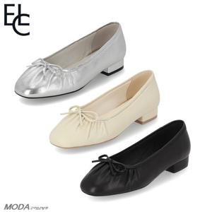 [엘칸토]경량 쿠션 리본 플랫 여성 펌프스 1XWD73X_GN