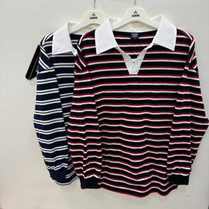 에어워크주니어_Ready4 next CB01 면 스트라이프 티셔츠 R261B1902A