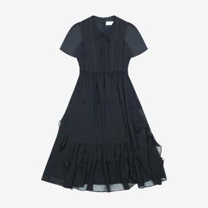 베스띠벨리 세이브존01 블랙셔링타이원피스 BKOAF2552