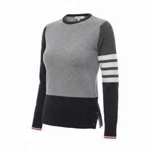 톰브라운 여성 사선 스트라이프 캐시미어 니트 (FKA001F 00011 982 23F)