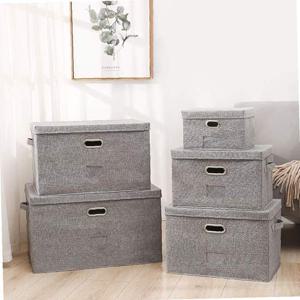 고급 패브릭정리함 리빙박스 정리함 02덮개분리1호