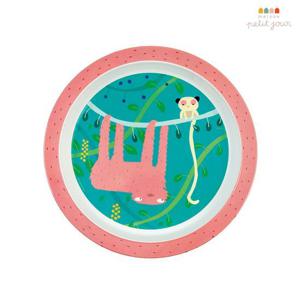 [쁘띠쥬르]유아 베이비 플레이트 정글 나무늘보