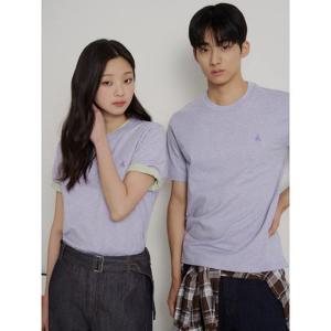 [빈폴멘] [Essential] 라운드 반소매 티셔츠 퍼플 (BC6242E72U)