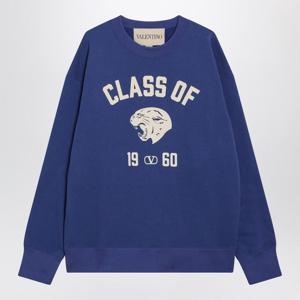 발렌티노 팬서 프린트 코튼 저지 스웨트셔츠 8V3MF29NBAU 9SE