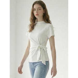 FOCUS  미들 넥 리본 포인트 티셔츠 PBINF6S1TS6540