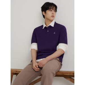 [빈폴멘] [Essential] 피케 칼라넥 반소매 티셔츠 퍼플 (BC6242E71U)