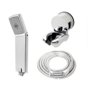 [생활] 폴더 절수샤워기 메탈호스 A세트 2m/절수형 수압상승 샤워헤드 고압 호스 줄 거치대 샤워기걸이 홀더 수전