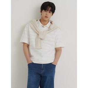 [빈폴멘] 기본 브이넥 반소매 티셔츠 화이트 (BC6242C401)