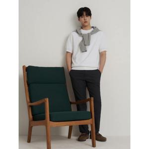 [빈폴멘] 리넨 혼방 옥스포드 스탠다드핏 팬츠 블랙 (BC6221C065)